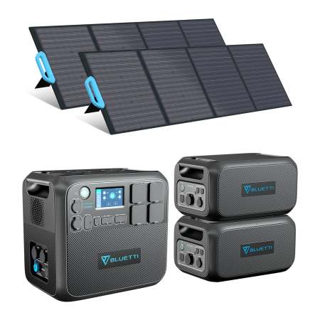 BLUETTI AC200Max + 2/B230 + 2/PV120 Generador solar kit