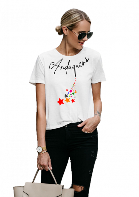 Camiseta mujer ANDAQUENO - Ref: 10094