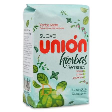 YERBA MATE Union Hierbas Serranas 500 Grs