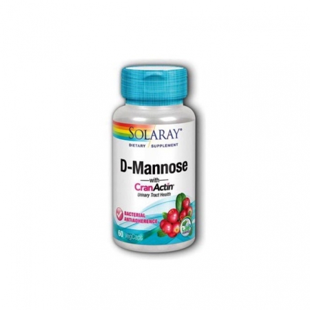 D-Mannose Con Cranactin- 60 Vegcaps- Solaray