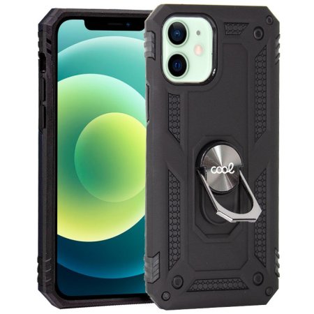 Carcasa COOL para iPhone 12 / 12 Pro Hard Anilla Negro