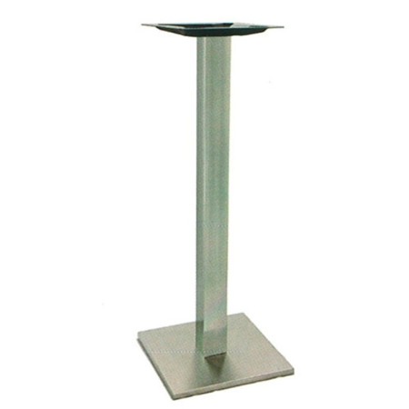 PIE CENTRAL INOX COLUMNA 80X80, CRUZ 48X48 40X40X110