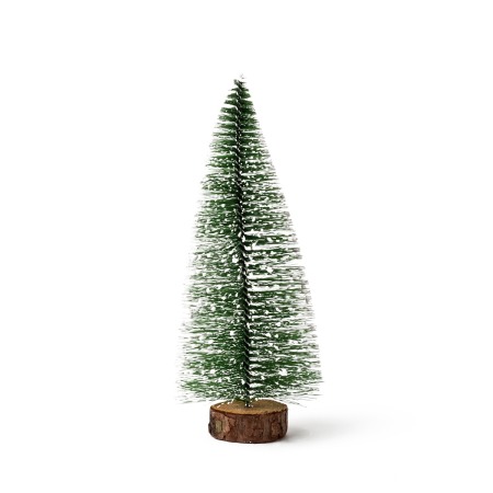 Árbol de Navidad mediano 20cm. con base de madera