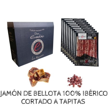 Jamón de Bellota 100% Ibérico Salamanca Don Eusebio Loncheado