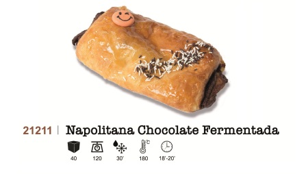 Napolitana Chocolate Fermentada