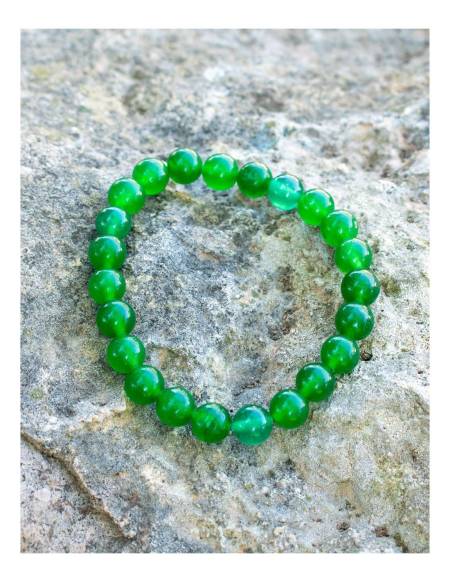 Pulsera Elastica Jade Verde - SPU0021G