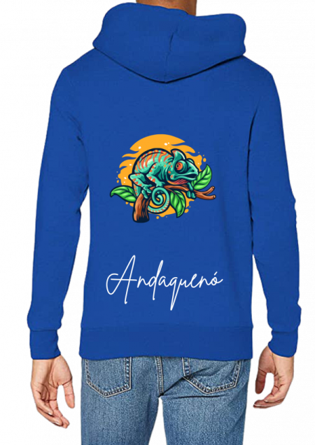 Hoodie Azul Unisex ANDAQUENO - Ref: 13726