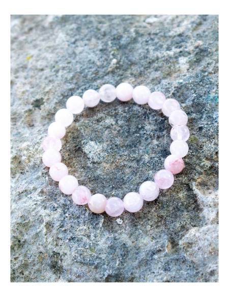 Pulsera Elastica Cuarzo Rosa - SPU0021R