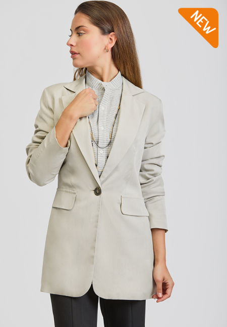 Blazer Fluida Mujer