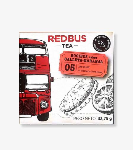 Roiboos Galleta Naranja REDBUS Tea