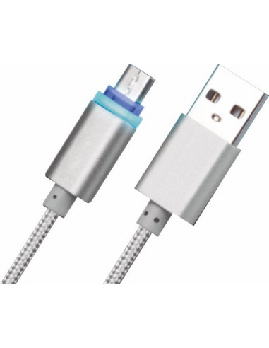 Cable INTELIGENTE USB a Micro USB. Carga Rápida