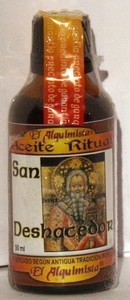 ACEITE SAN DESHACEDOR, para deshacer situaciones y problemas