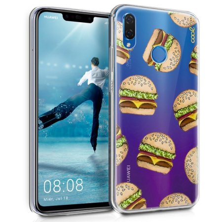 Carcasa COOL para Huawei P Smart Plus Clear Burger