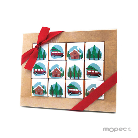 Estuche 12napolitanas modern Christmas *