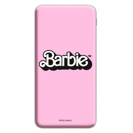 Batería Externa Universal Power Bank 10.000 mAh Licencia Barbie Rosa