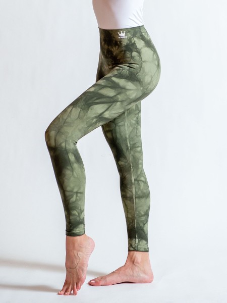 Legging reafirmante con fibra Emana, Tie Dye-Militar-S (34-36)