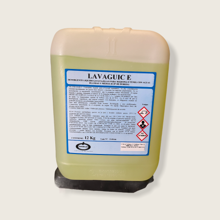 Detergente máquinas lavavajillas. LAVAGUIC garrafa de 12 KG.