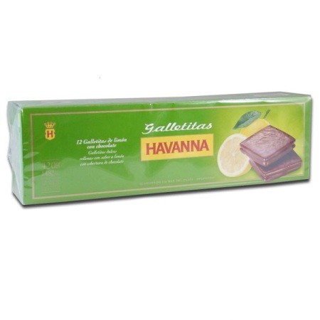 Galletitas Havanna Limón con Chocolate (12 unidades)