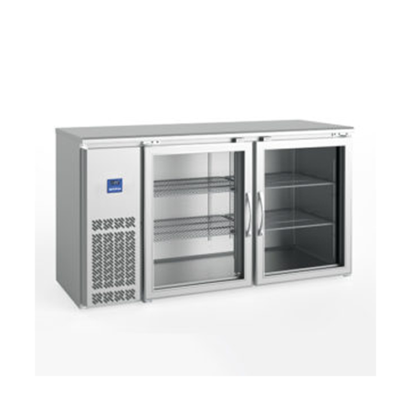 Frente Mostrador Refrigerado Serie Back Bar – INFRICO - ERV60IIGD (Puerta cristal)