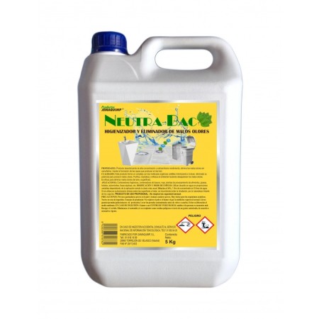 Neutra-Bac ( 5 Kg) Higienizador y Eliminador de Malos Olores- Uso Profesional