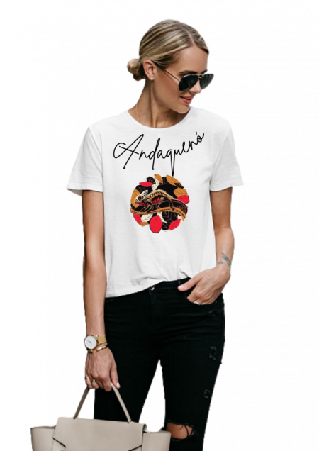 Camiseta mujer ANDAQUENO - Ref: 12311