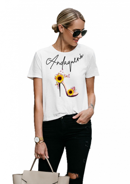 Camiseta mujer ANDAQUENO - Ref: 12263