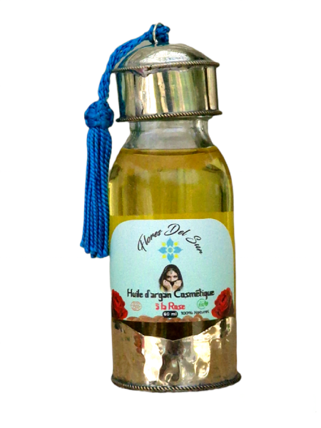 Aceite de Argan con rosa