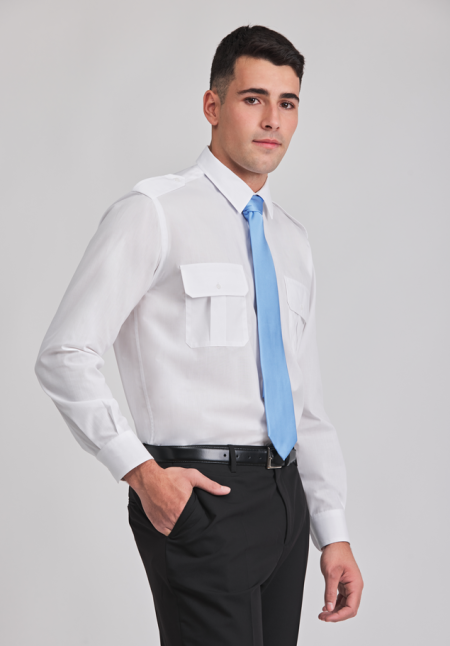 Camisa Hombre M/L Con Charreteras