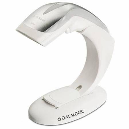 Lector de códigos de barras Datalogic Heron HD3130, USB, soporte, blanco