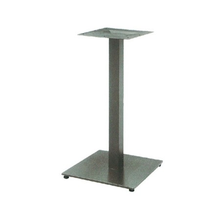 BASE HIERRO FUNDIDO MATE GRIS COLUMNA 80X80. 40X40X72cm