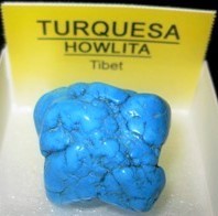 PIEDRA en bruto, natural TURQUESA (Holwita)