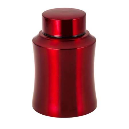 Lata Redonda Acero Inoxidable Roja 170Gr