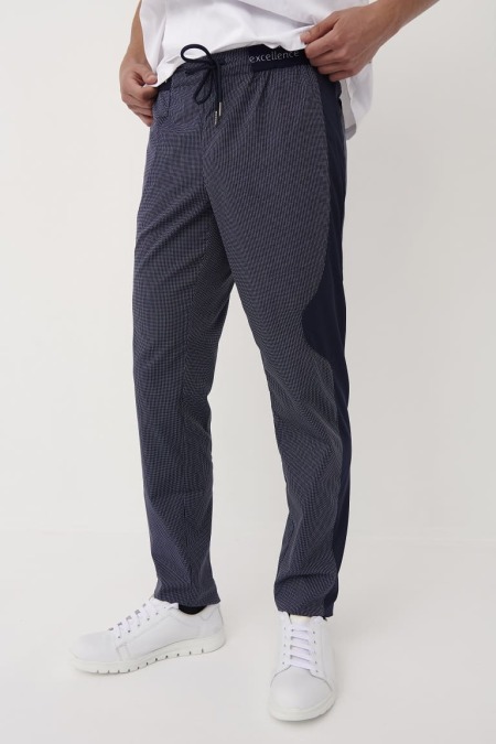 Pantalón Cuadros Deportivo Slim Fit