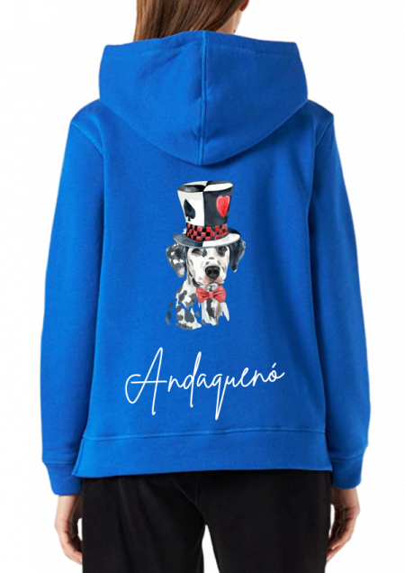 Hoodie Azul Unisex ANDAQUENO - Ref: 13571