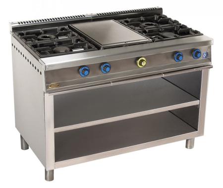 Cocina de gas industrial SERIE 750 CM 814 EP