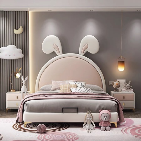 Cama Infantil de Madera con Diseño Moderno y Elegante CA-M-37