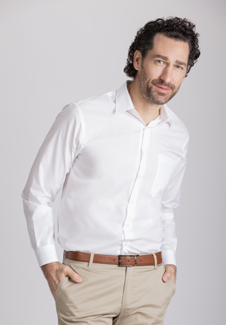 Camisa Hombre M/L Popelín