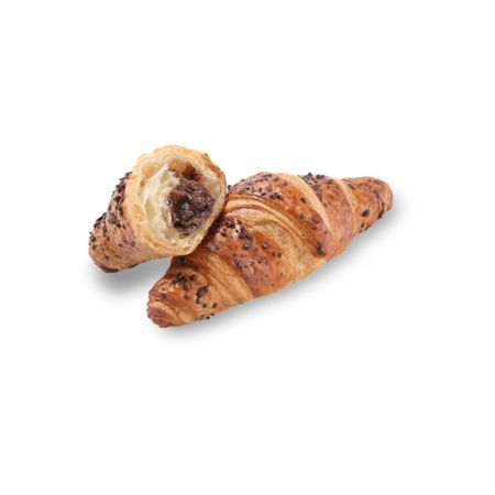 Croissant chocolate y avellanas