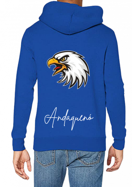 Hoodie Azul Unisex ANDAQUENO - Ref: 13761