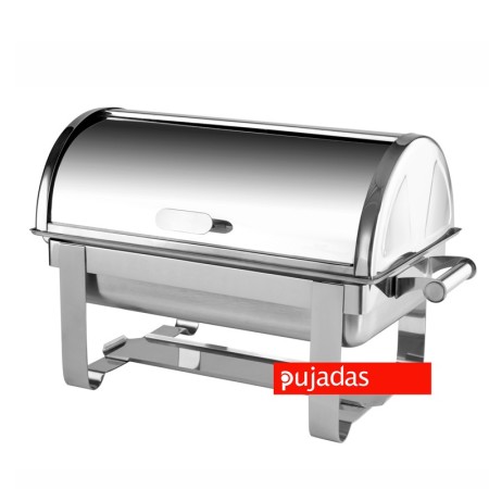 CHAFING DISH CON TAPA ROLL TOP 650 x 380 x 390 MM 9.5 L