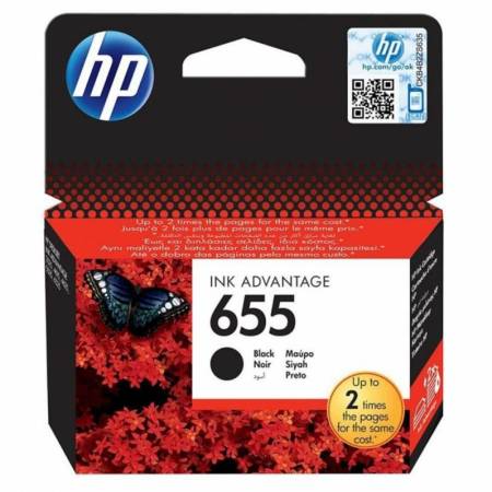 Cartucho de tinta HP 655, negro