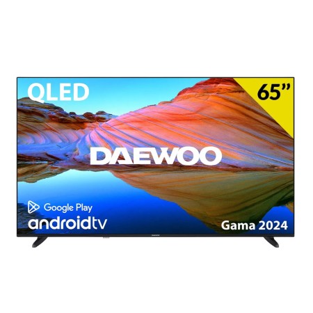 Tv daewoo 65pulgadas qled 4k uhd - 65dm73qa1 - android tv