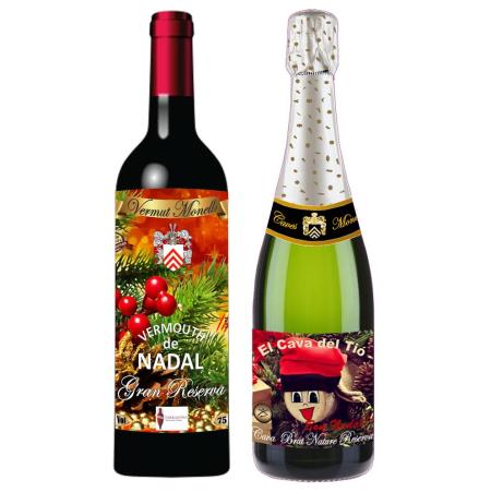 Lote de Navidad: Vermut + Cava