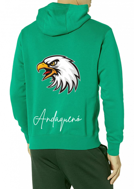 Hoodie Verde Unisex ANDAQUENO - Ref: 13866