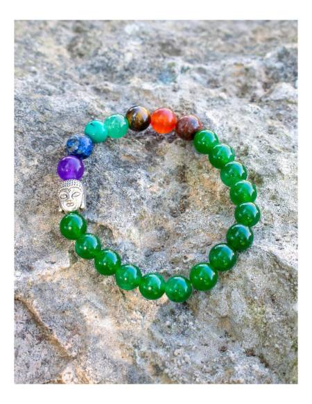 Pulsera Piedras Jaspe Verde - SPU0020K