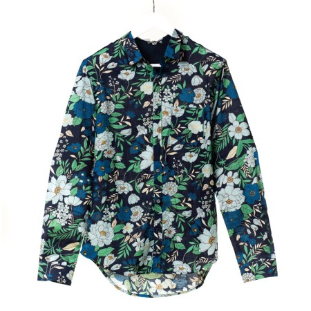 Camisa Blue Garden