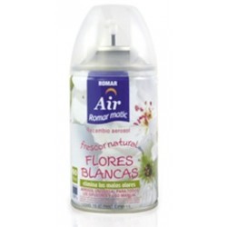 Bote Carga Ambientador Flores Blancas 250 ml