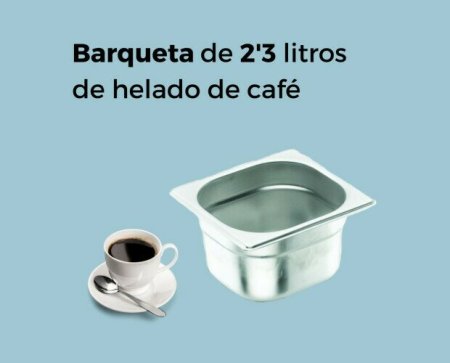 Barqueta 2,5 litros café