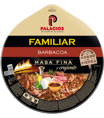 Pizza Familiar Palacios (Barbacoa - 580 gr) 