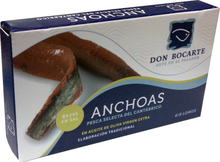 Anchoas Don Bocarte - Caja 12 uds (Octavillo 48g-7F) 